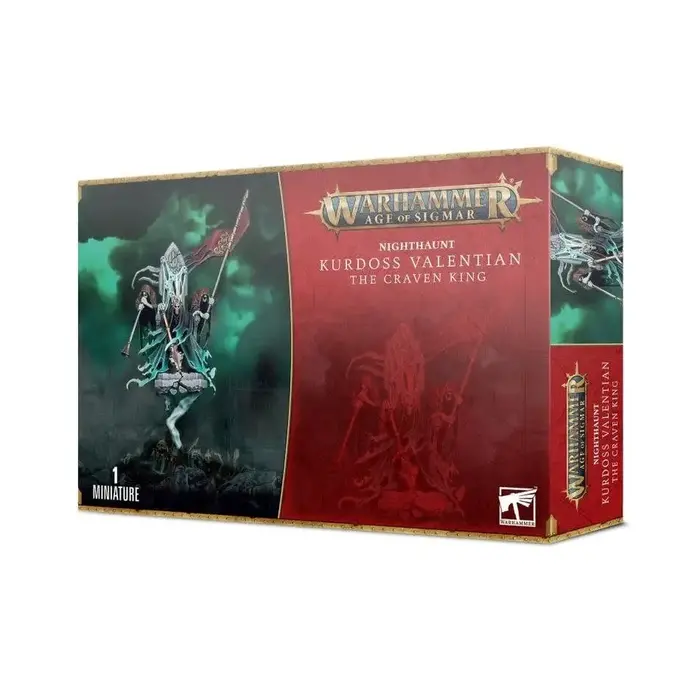 Games Workshop Warhammer Age of Sigmar: Nighthaunt - Kurdoss Valentian, The Craven King