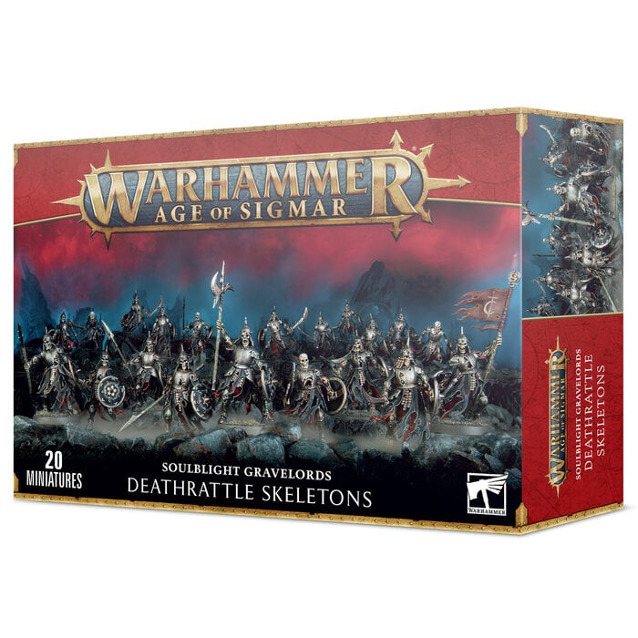 Games Workshop Warhammer Age of Sigmar: Soulblight Gravelords - Deathrattle Skeletons