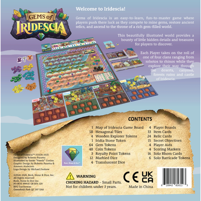 Misc Board Games Gems of Iridescia: Iridescent Edition