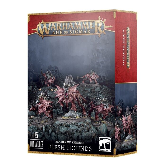 Games Workshop Warhammer 40K: Chaos Daemons (Khorne)/Age of Sigmar: Blades of Khorne - Flesh Hounds