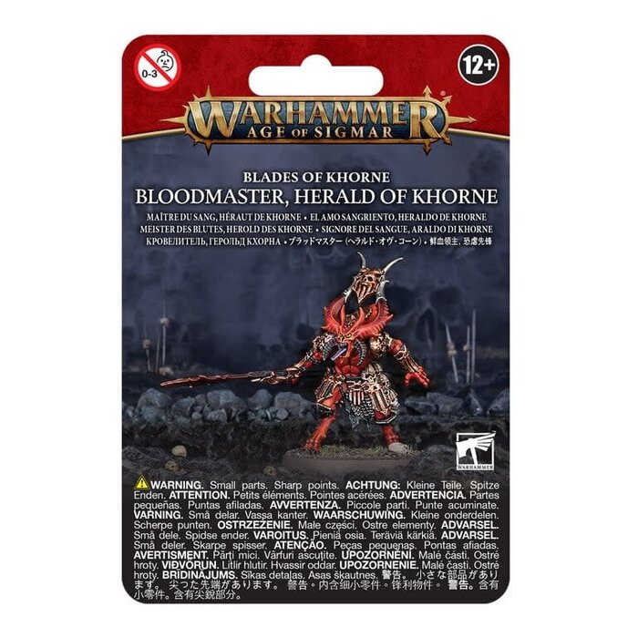 Games Workshop Warhammer 40K: Chaos Daemons (Khorne)/Age of Sigmar: Blades of Khorne - Bloodmaster, Herald Of Khorne
