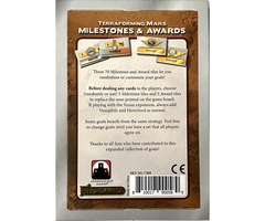Stronghold Games Terraforming Mars: Milestones & Awards Expansion