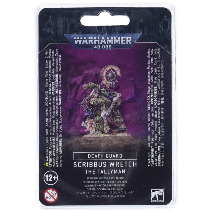 Games Workshop Warhammer 40K: Chaos Space Marines (Death Guard) - Scribbus Wretch The Tallyman