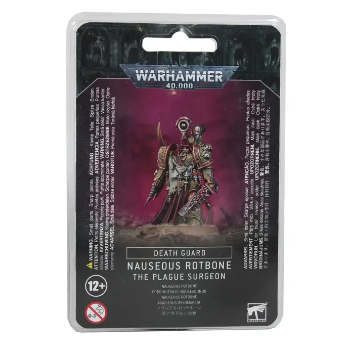 Games Workshop Warhammer 40K: Chaos Space Marines (Death Guard) - Nauseous Rotbone the Plague Surgeon