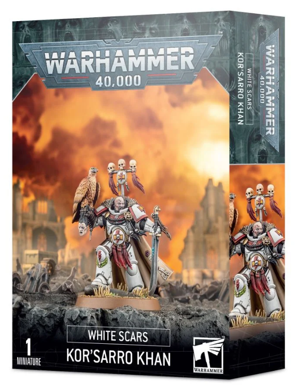 Games Workshop Warhammer 40K: Space Marines (White Scars) - Kor'Sarro Khan