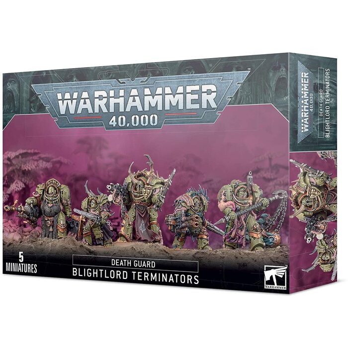 Games Workshop Warhammer 40K: Chaos Space Marines (Death Guard) - Blightlord Terminators