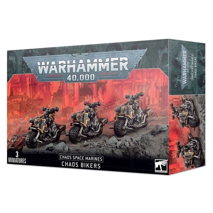 Games Workshop Warhammer 40K: Chaos Space Marines - Chaos Bikers