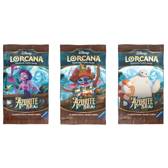 Ravensburger Disney Lorcana TCG Azurite Sea Booster Pack
