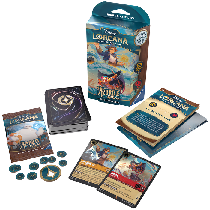 Ravensburger Disney Lorcana TCG Azurite Sea Starter Deck -