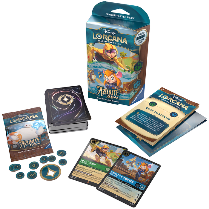 Ravensburger Disney Lorcana TCG Azurite Sea Starter Deck -