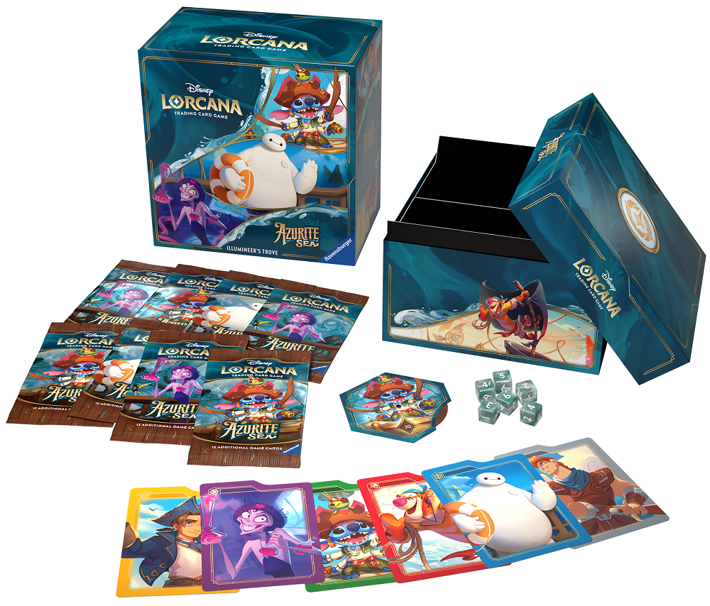 セール 国内 Disney Lorcana TCG Azurite Sea Illumineer's Trove **LIMIT 1 サプライ・アクセサリ・グッズ