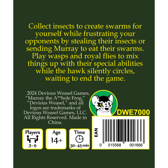 Misc Board Games Murray: The A**hole Frog