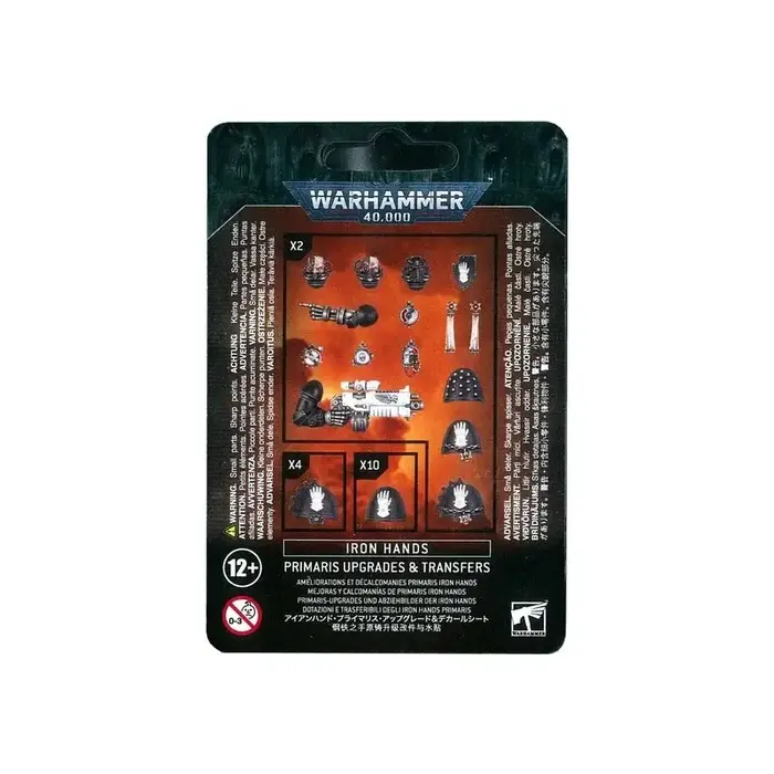 Games Workshop Warhammer 40K: Space Marines (Iron Hands) - Primaris Upgrades & Transfers