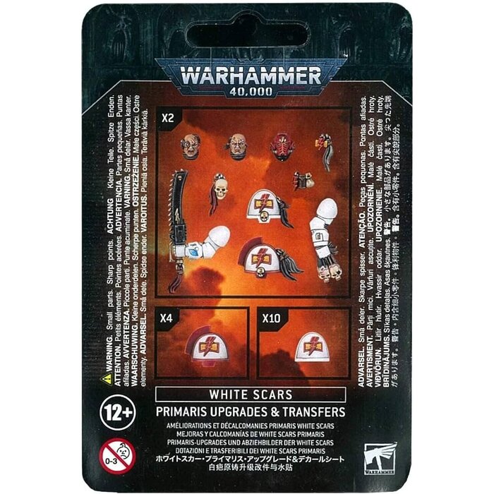 Games Workshop Warhammer 40K: Space Marines (White Scars) - Primaris Upgrades & Transfers