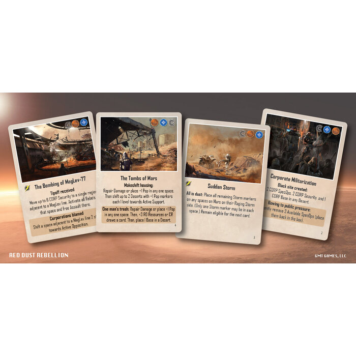 GMT Games Red Dust Rebellion