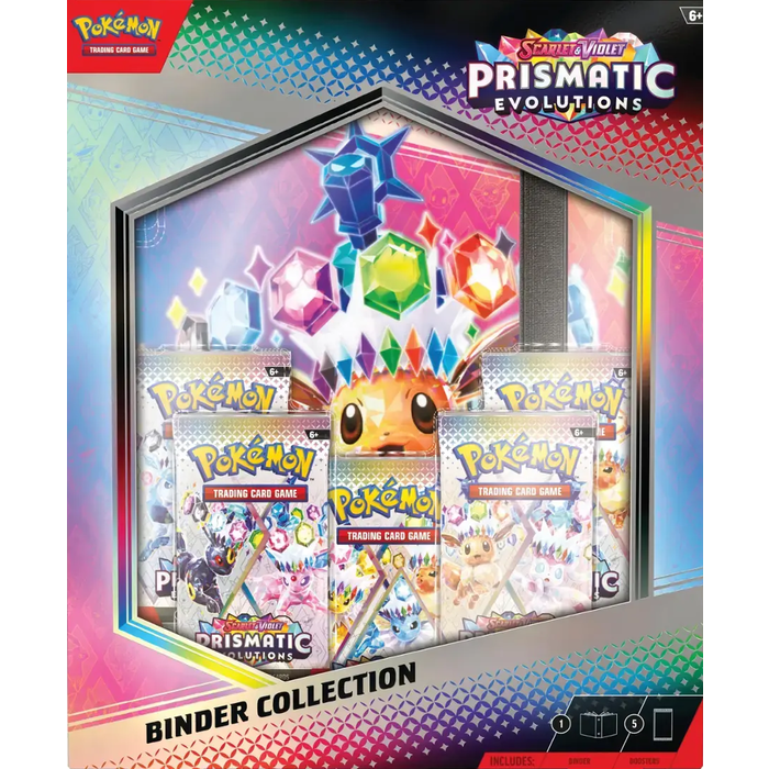 The Pokemon Company International *LIMIT OF 1 PER HOUSEHOLD* Pokemon TCG - Scarlet & Violet Prismatic Evolutions: Binder Collection