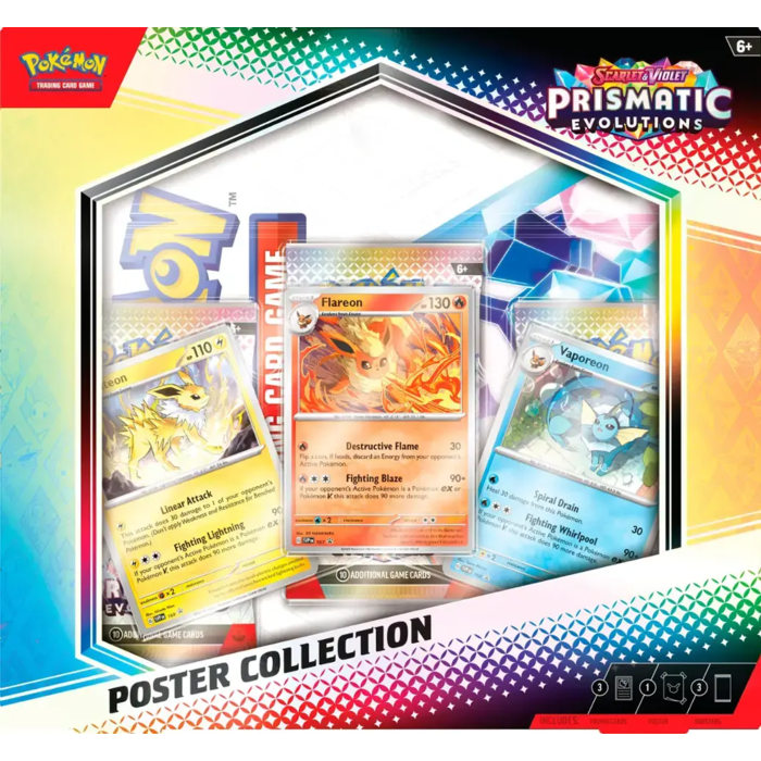 The Pokemon Company International Pokemon TCG - Scarlet & Violet Prismatic Evolutions: Poster Collection *LIMIT OF 1 PER CUSTOMER*