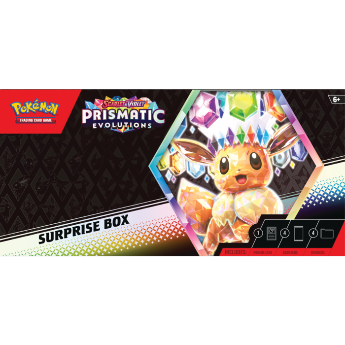 The Pokemon Company International Pokemon TCG - Scarlet & Violet Prismatic Evolutions: Surprise Box *LIMIT OF 1 PER HOUSEHOLD*