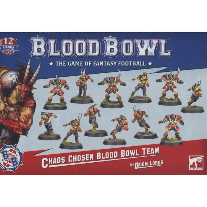Games Workshop Blood Bowl: Chaos Chosen Team - The Doom Lords