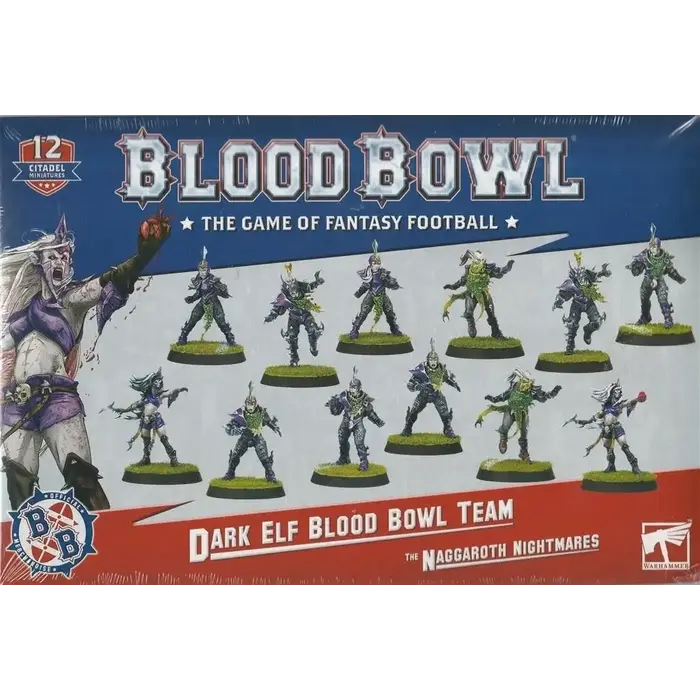 Games Workshop Blood Bowl: Dark Elf Team - The Naggaroth Nightmares