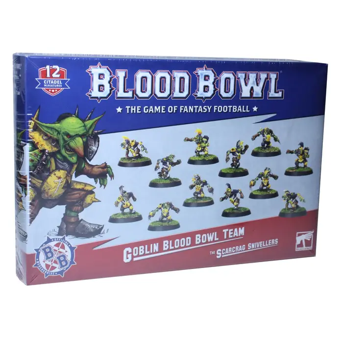 Games Workshop Blood Bowl: Goblin Team - The Scarcrag Snivellers
