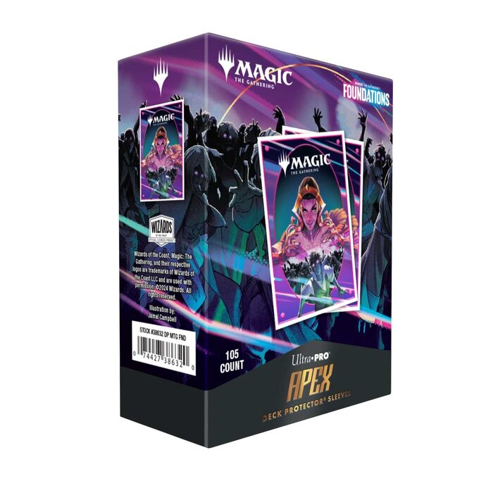 Ultra Pro Sleeves - 66x91mm - Ultra Pro Apex - 105/pk - MTG Foundations