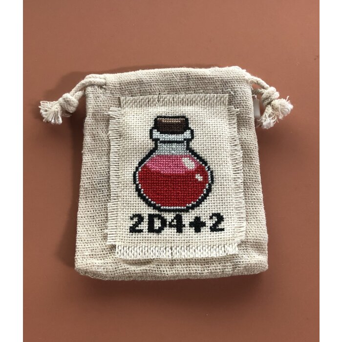 Perfectly Chaotic Designs Medium Dice Bag Potion of Charisma