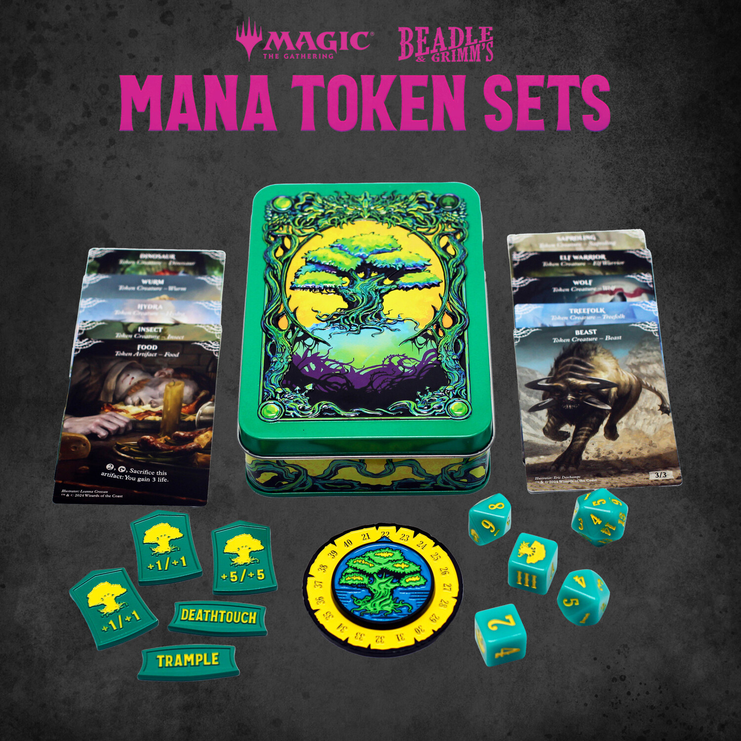 Magic: The Gathering: Mana Token Set - - Boardgames.ca