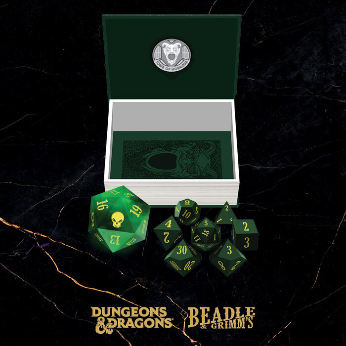 Beadle & Grimm's 8-Piece RPG Dice Set Plus Coin: D&D Classic Modules -