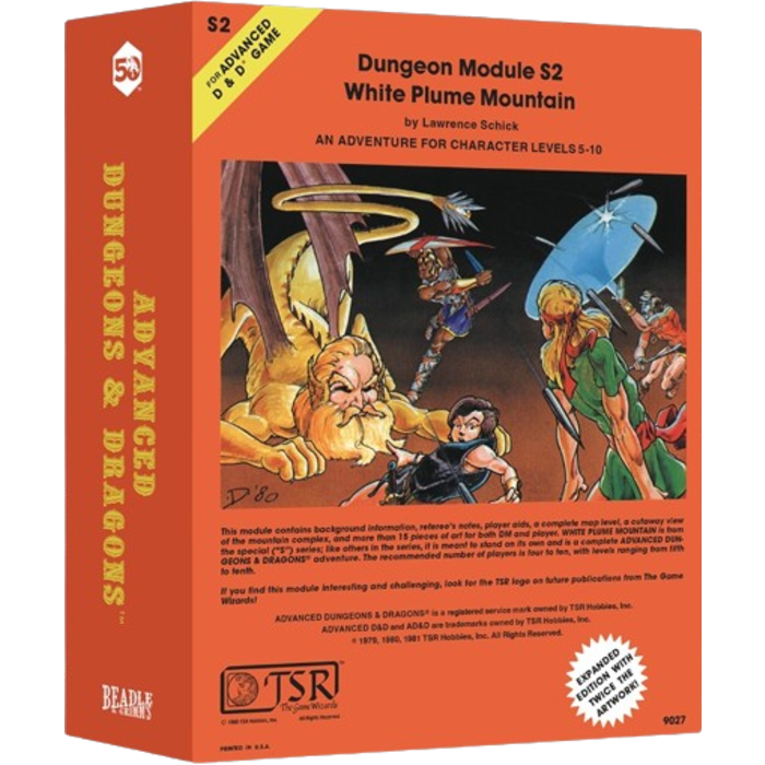 Beadle & Grimm's 8-Piece RPG Dice Set Plus Coin: D&D Classic Modules -