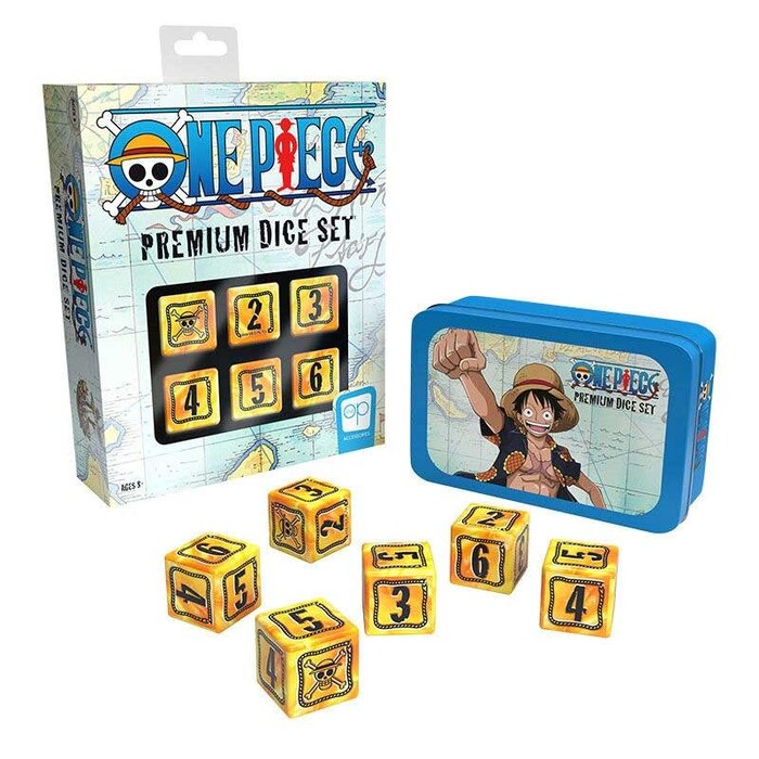The OP One Piece Premium Dice Set - 6 pcs
