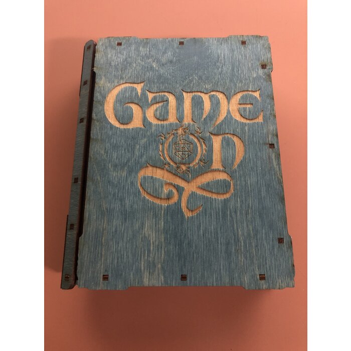 Redline Engraving Wooden 7-piece Tome of Dice