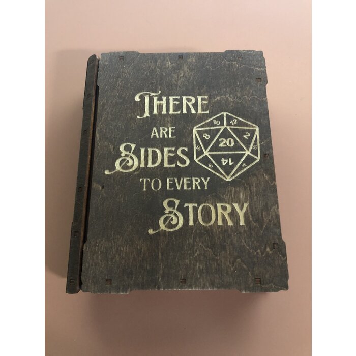 Redline Engraving Wooden 14-piece Tome of Dice