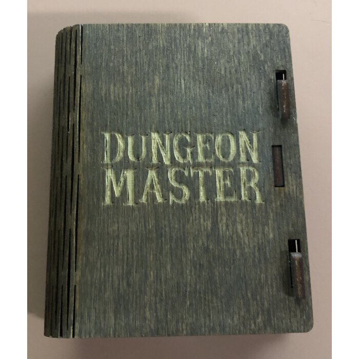 Redline Engraving Wooden D&D Spell Card Box