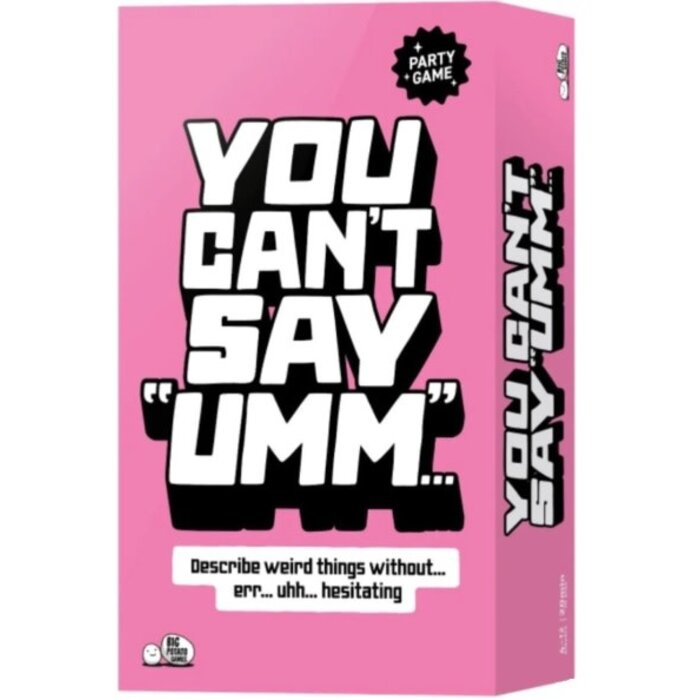 Big Potato You Can't Say "Umm"