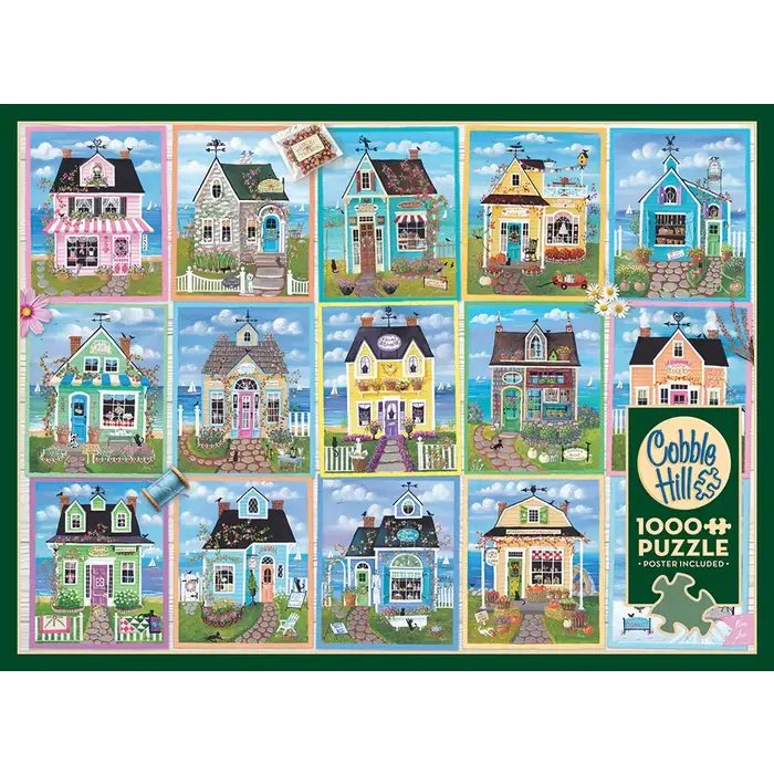 Cobble Hill Puzzles 1000 pcs - Seaside Shops