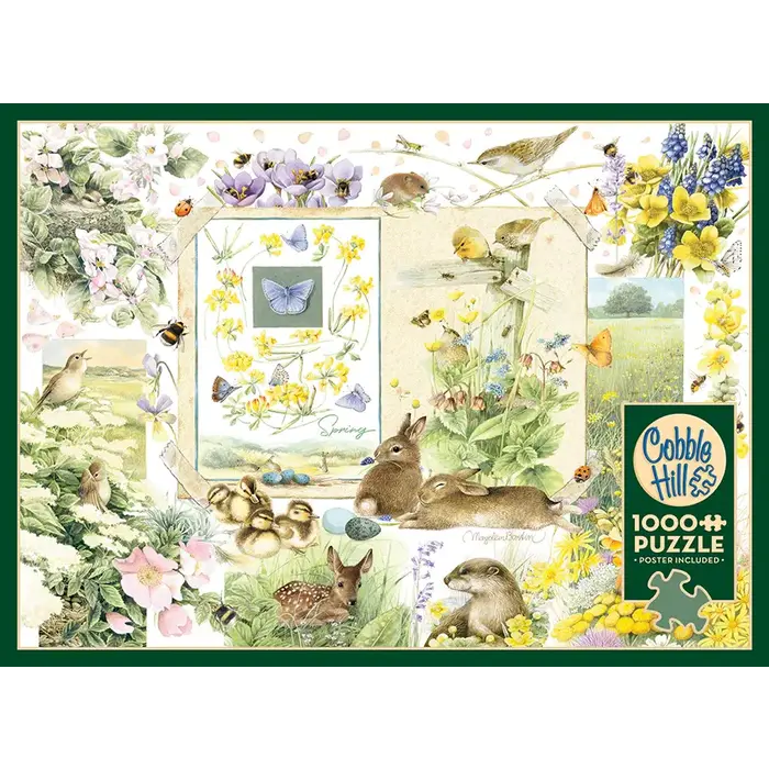 Cobble Hill Puzzles 1000 pcs - Nature Journal: Spring