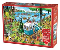 Cobble Hill Puzzles 1000 pcs - DoodleTown: Call of the Wild