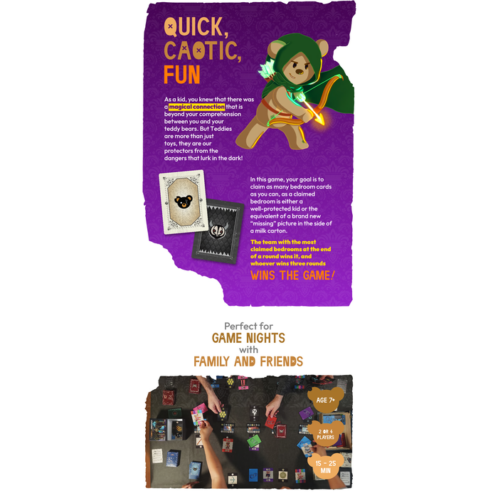 Misc Board Games Teddies vs Monsters: The Card Game