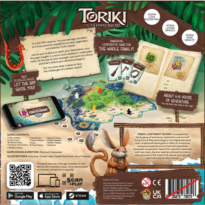 Lucky Duck Games Toriki: The Castaway Island