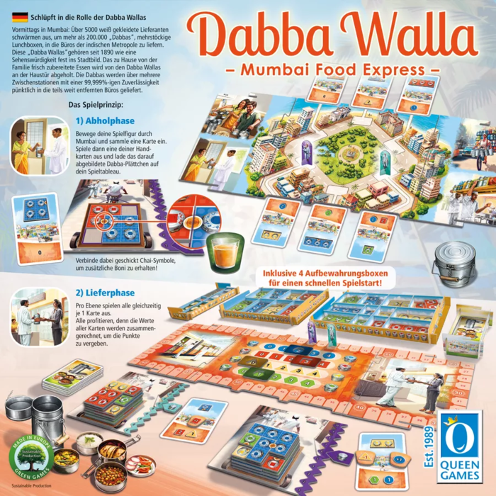 Queen Games Dabba Walla: Mumbai Food Express