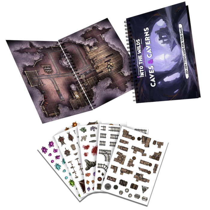 Misc RPGs Into the Wilds: Battlemap Books -