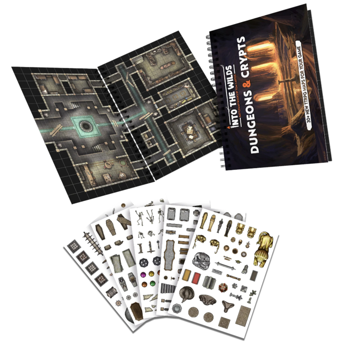 Misc RPGs Into the Wilds: Battlemap Books -