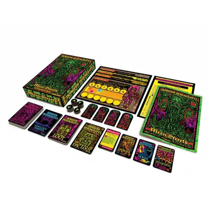 Misc Board Games Dungeon Degenerates: Mean Streets Expansion