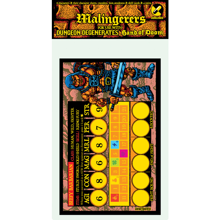 Misc Board Games Dungeon Degenerates: Malingerers Expansion