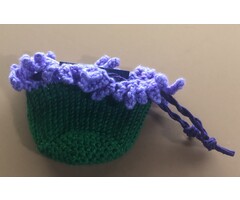 Perfectly Chaotic Designs Knitted Single Dice Bag