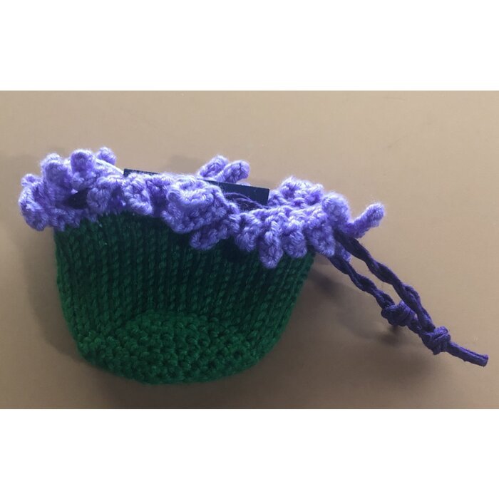 Perfectly Chaotic Designs Knitted Single Dice Bag