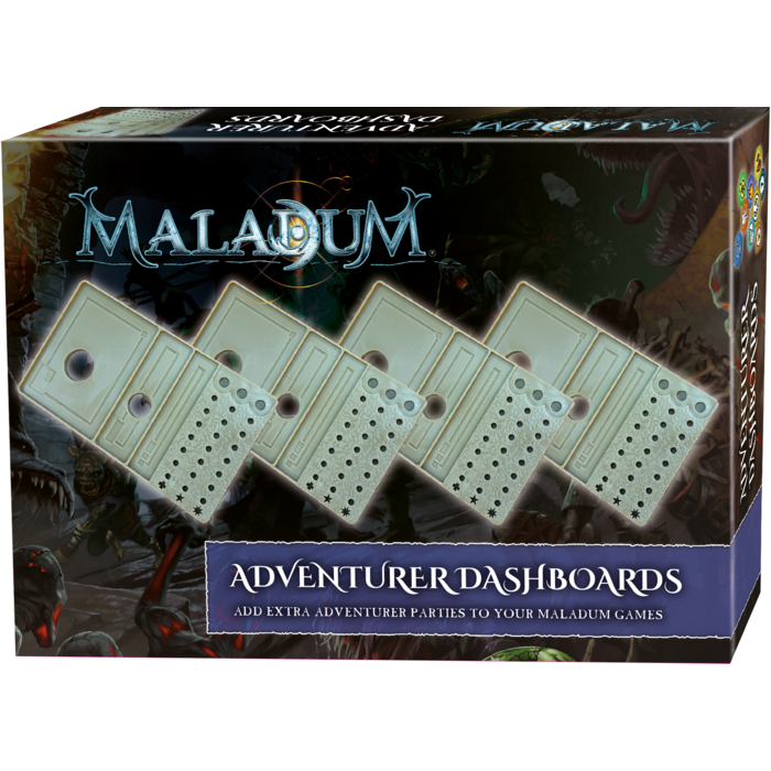 Battle Systems Maladum: Dungeons of Enveron: Adventurer Dashboards