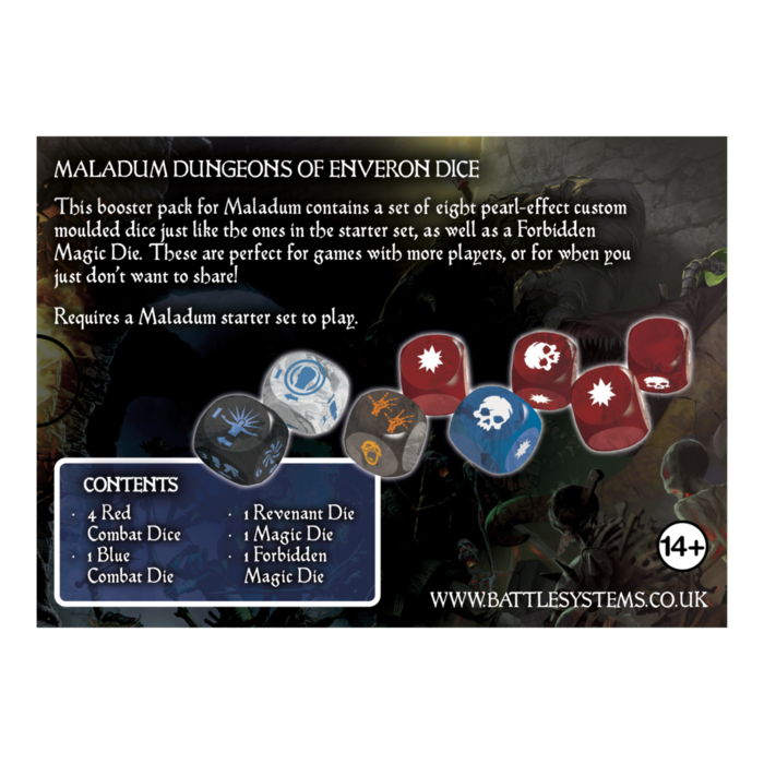 Battle Systems Maladum: Dungeons of Enveron: Dice