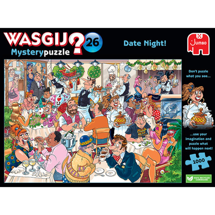 Jumbo Puzzles 1000 pcs - WASGIJ Mystery: #26, Date Night!
